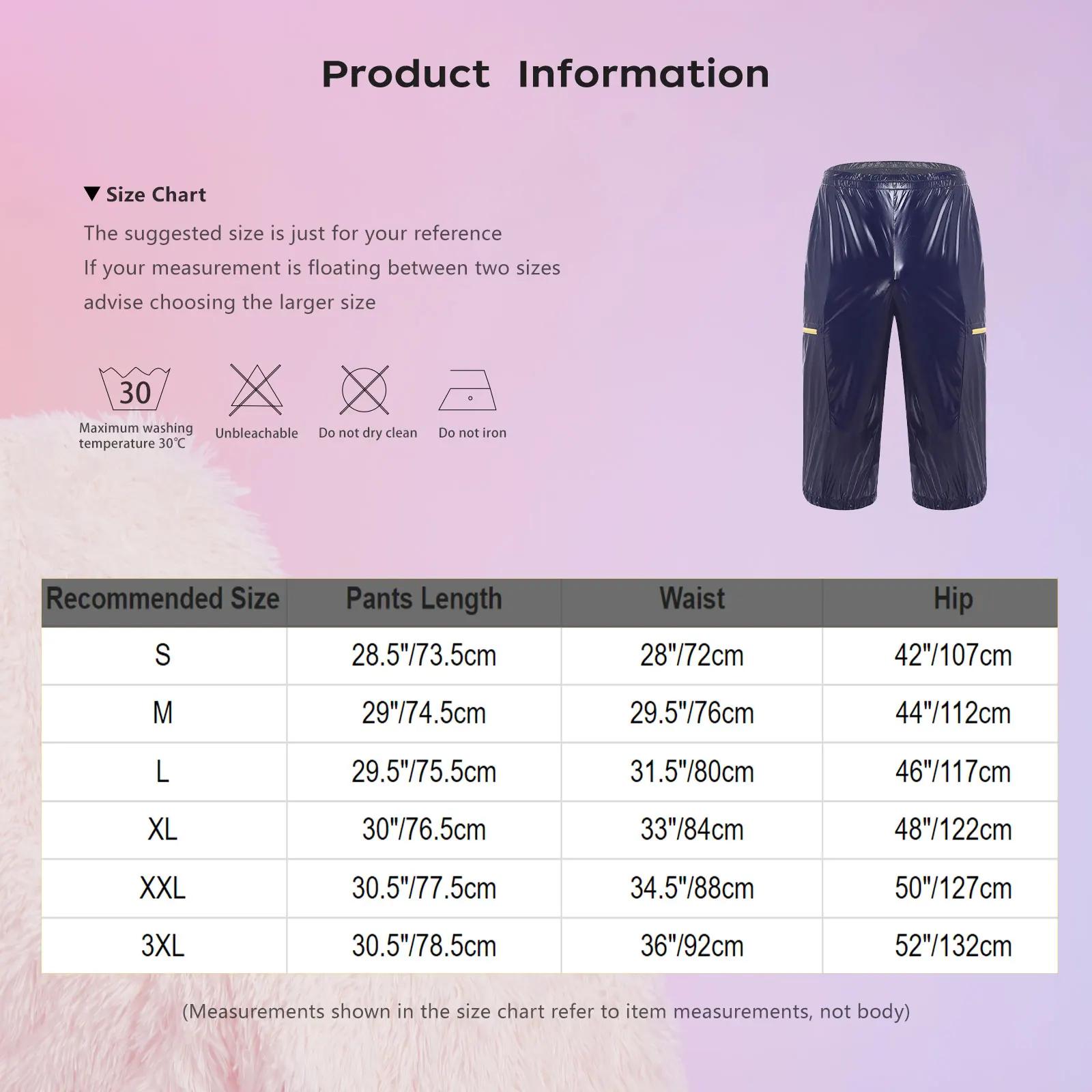 Pantalon de jogging imperméable pour hommes pantalon de survêtement à taille élastique pantalon long pour la danse entraînement plage cyclisme sport court