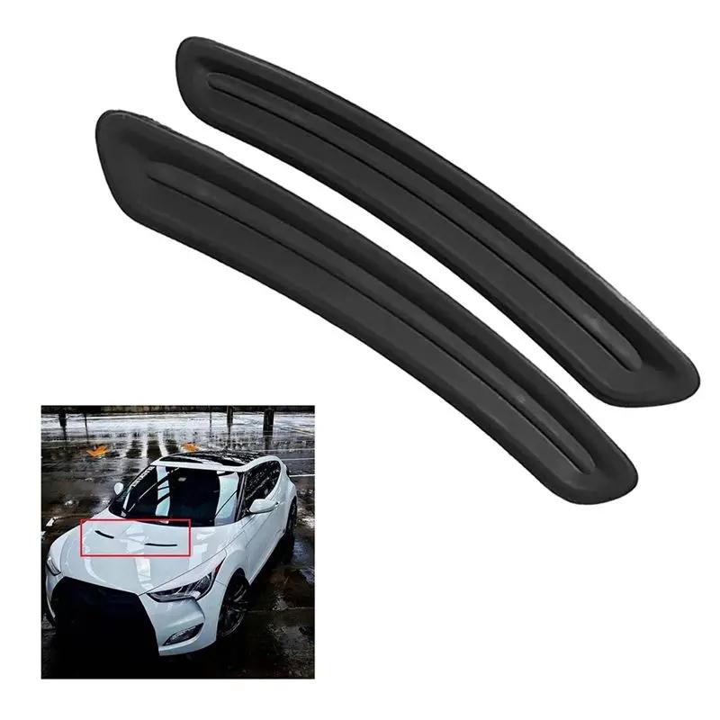 1 paire de garnitures de capot avant de voiture, garnitures de sortie d'air pour Veloster 2011-2017 863502V000 863602V000