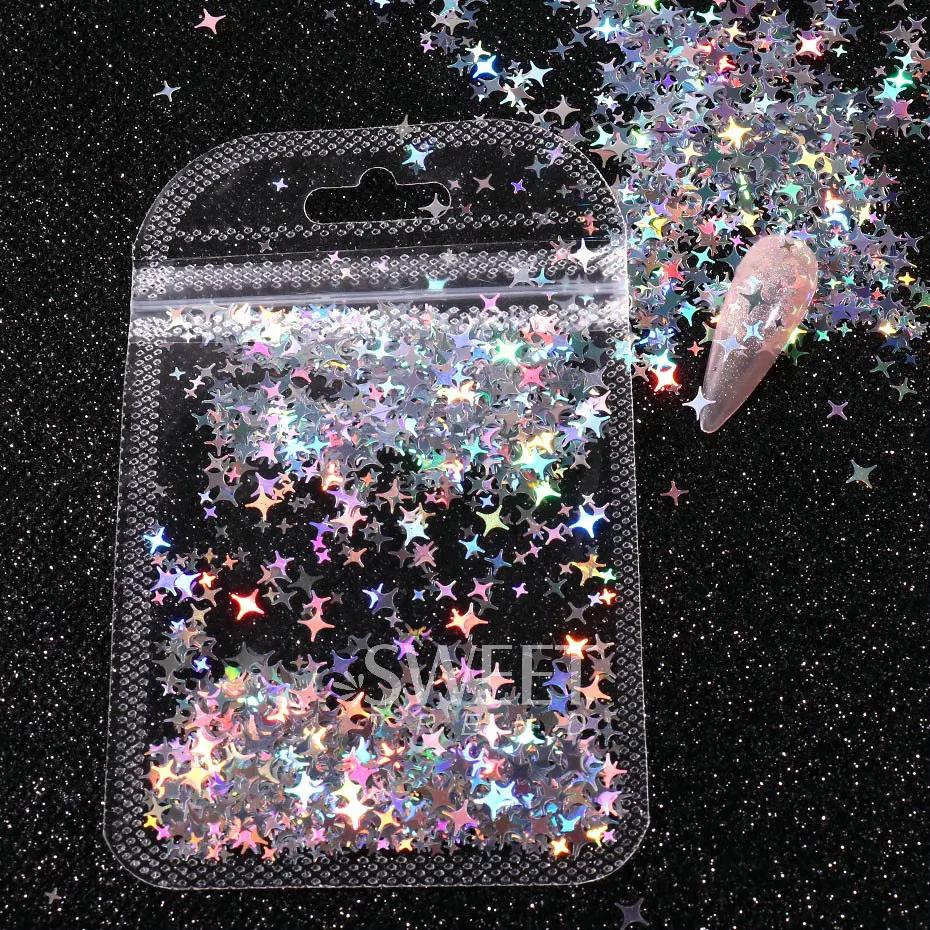 Paillettes holographiques pour ongles