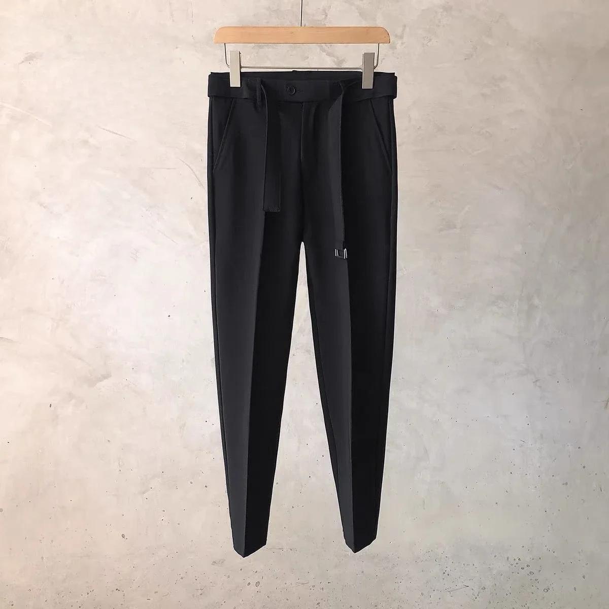 Pantalon de bureau drapé pour hommes