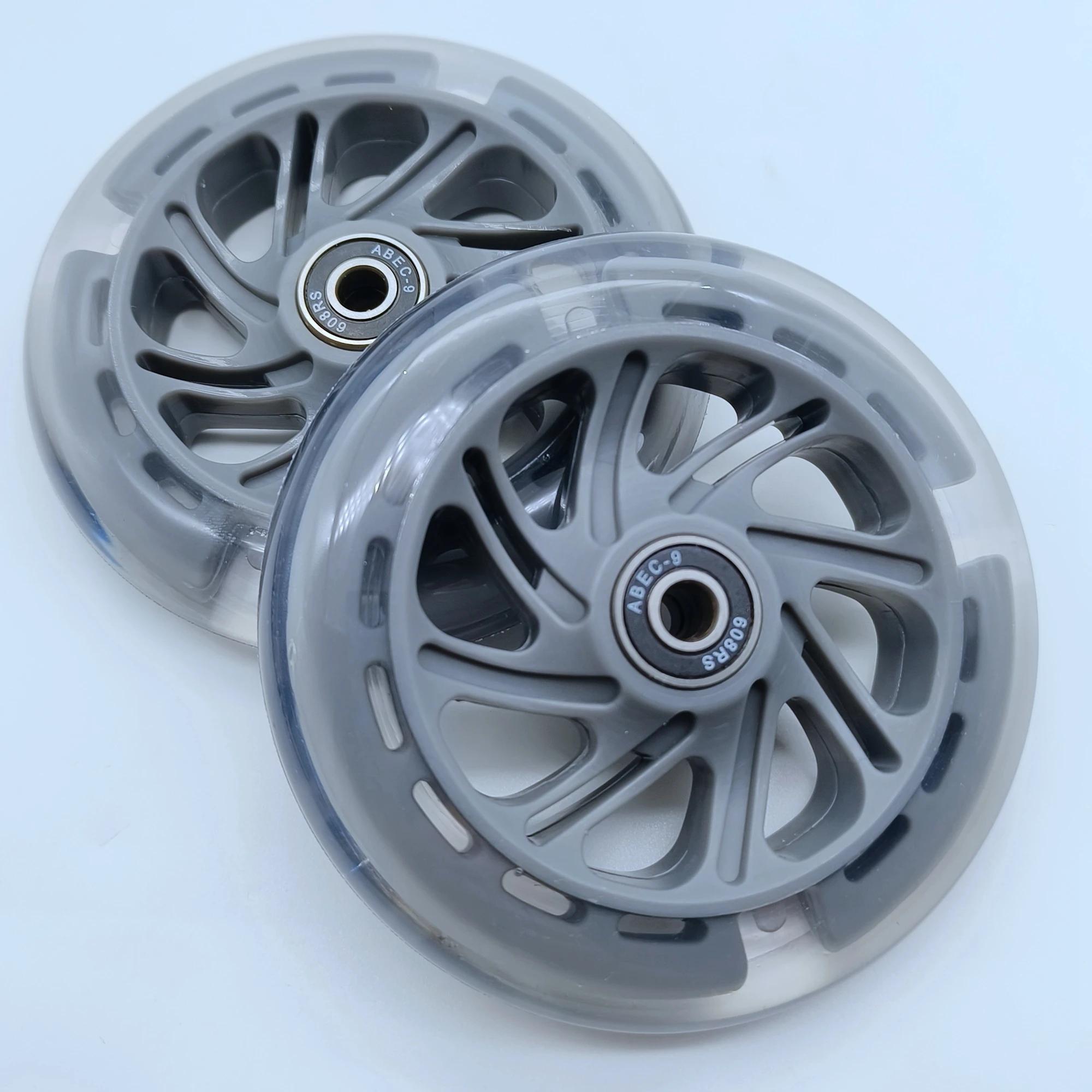 Roue d'éclairage de roue de Scooter clignotante 120x24mm 2 roues/lot