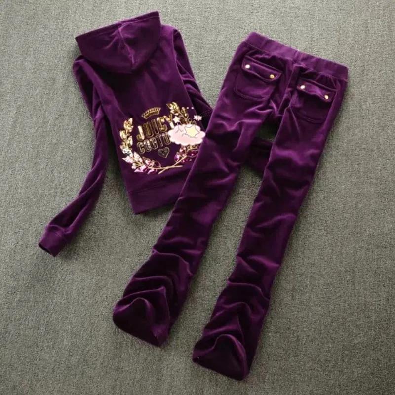 Veste de sport en velours pour femme, à manches longues, style décontracté, avec sequins, coupe ajustée et amincissante, ensemble deux pièces