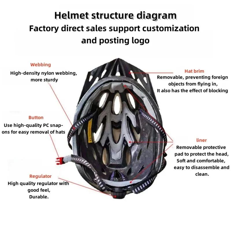 Casque de vélo avec doublure confortable, léger, creux, réglable, pour hommes et femmes, protection de la tête, sécurité à vélo, casque de vélo VTT, nouveau