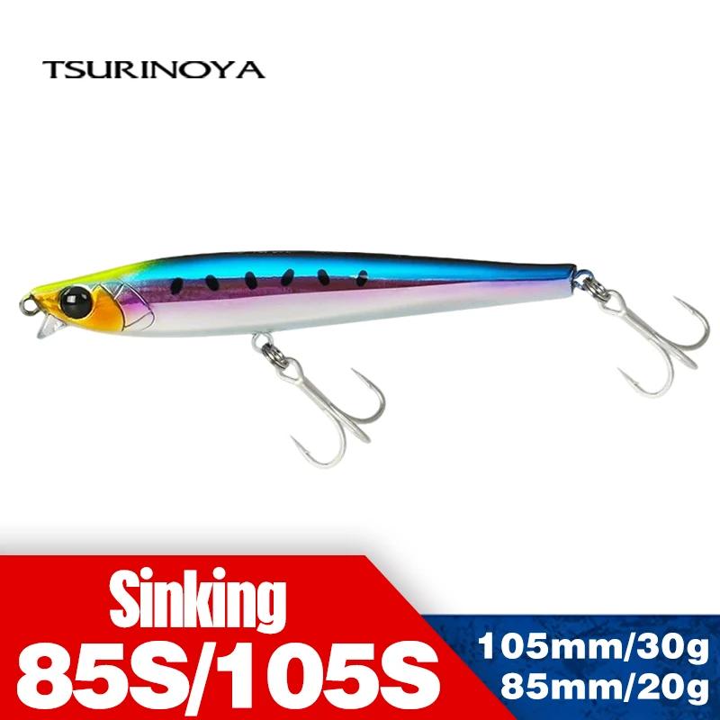 TSURINOYA 85S 105S leurre de pêche lourd à lèvres courtes crayon coulant AIRAZOR 85mm 20g 105mm 30g
