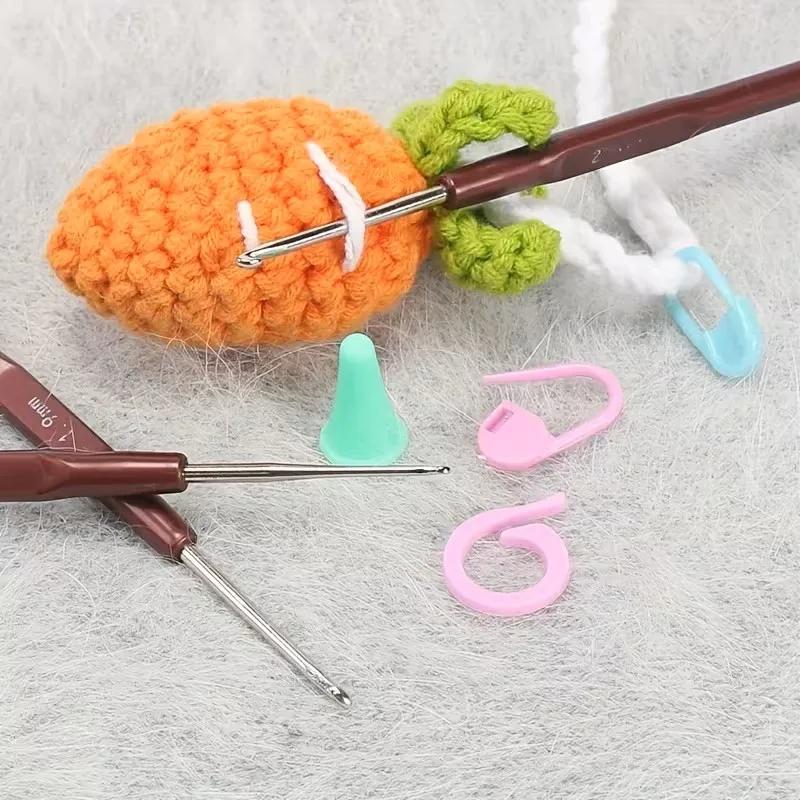 QJH Crochet lot de 16 poignée en plastique