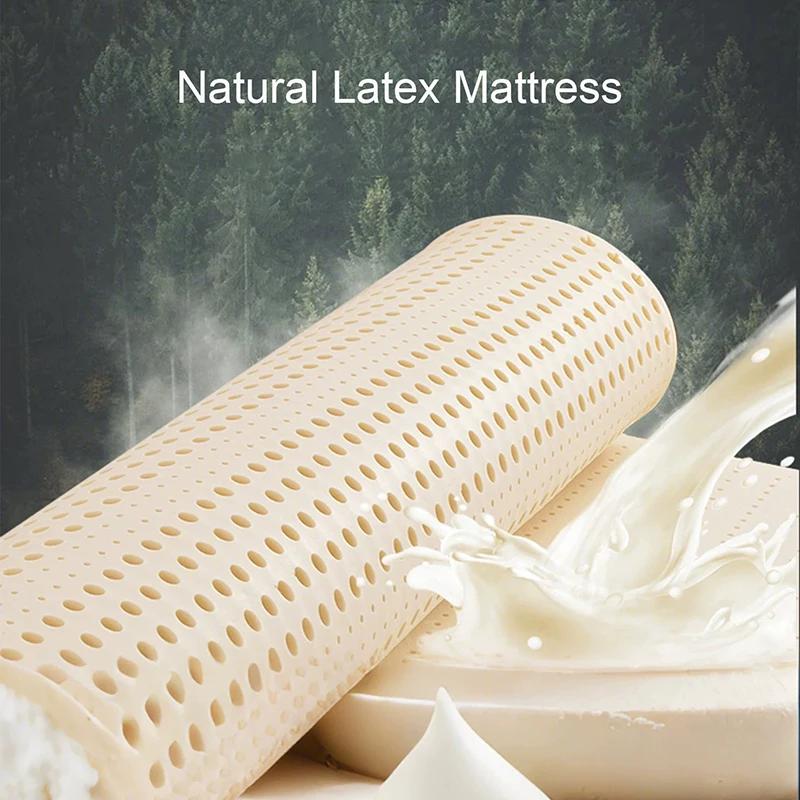Matelas en latex 100% naturel thaïlandais avec housse