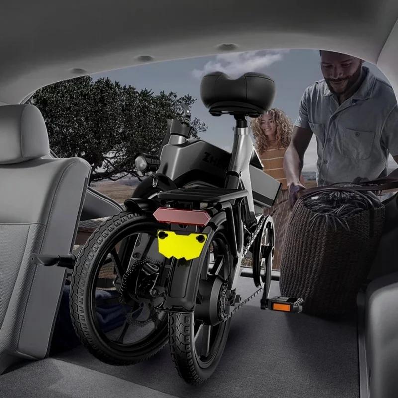 Vélo électrique pliable pour adulte avec 2 sièges pour longue Distance 400W 48V léger Portable Mini vélo électrique pliant homme