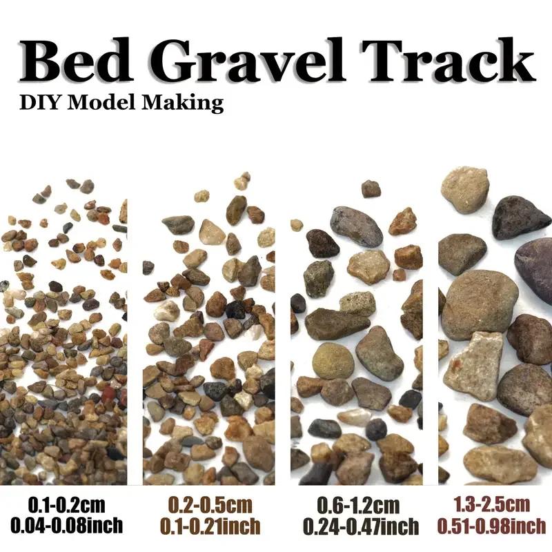Gravier ferroviaire modèle 50 g/sac, pour Micro paysage, aménagement de Table de sable, Train, jeu de guerre, bricolage extérieur, matériaux scéniques miniatures