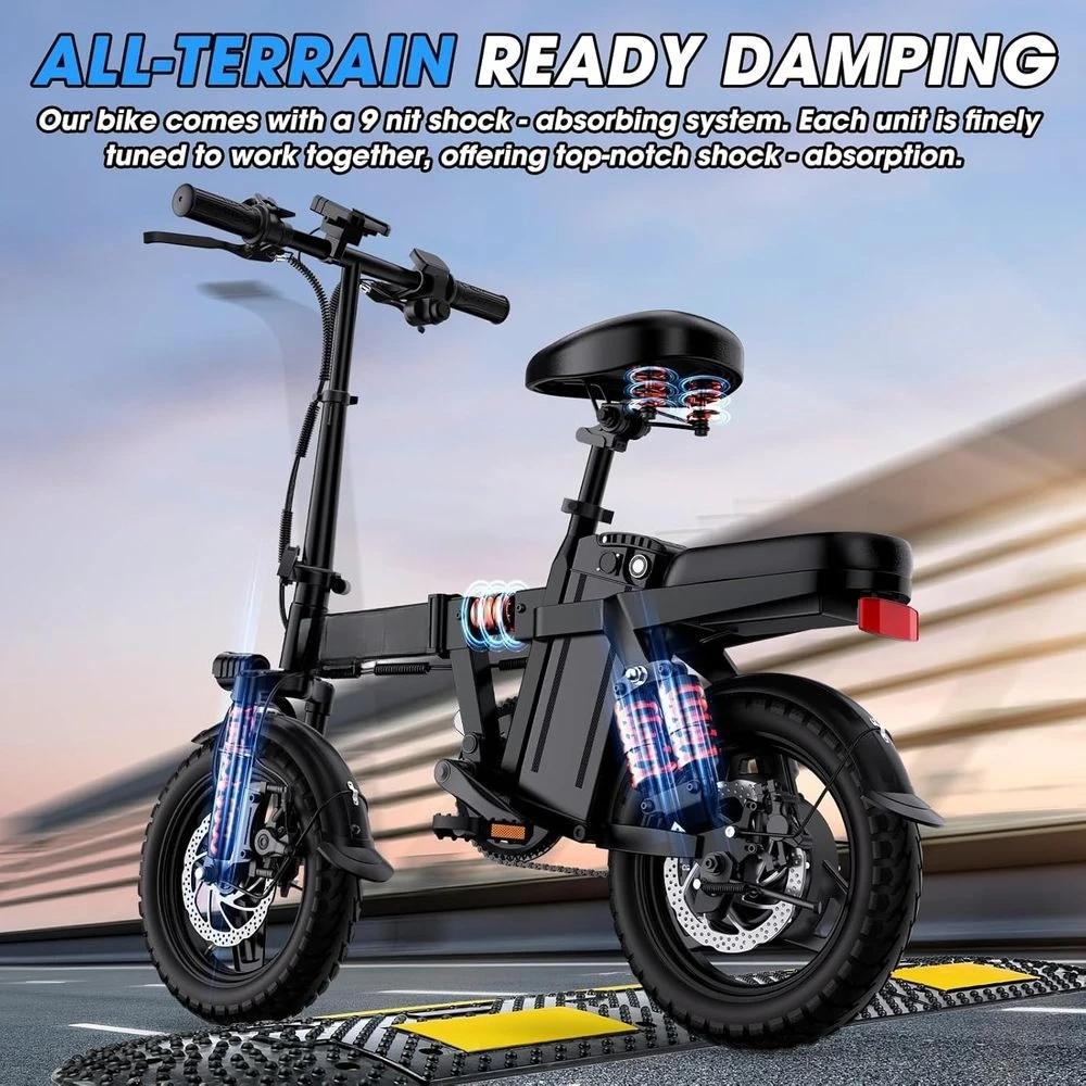 Vélo électrique pliable pour adultes - Moteur 500W