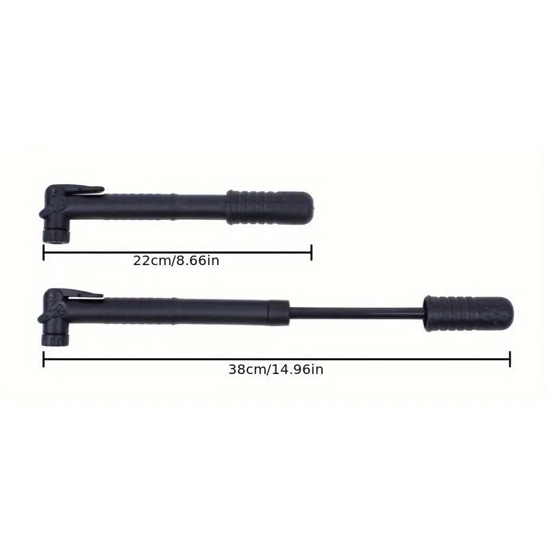 Mini pompe à vélo portable avec support gonfleur de pneus de vélo de montagne pour cyclistes en vadrouille occasions spéciales