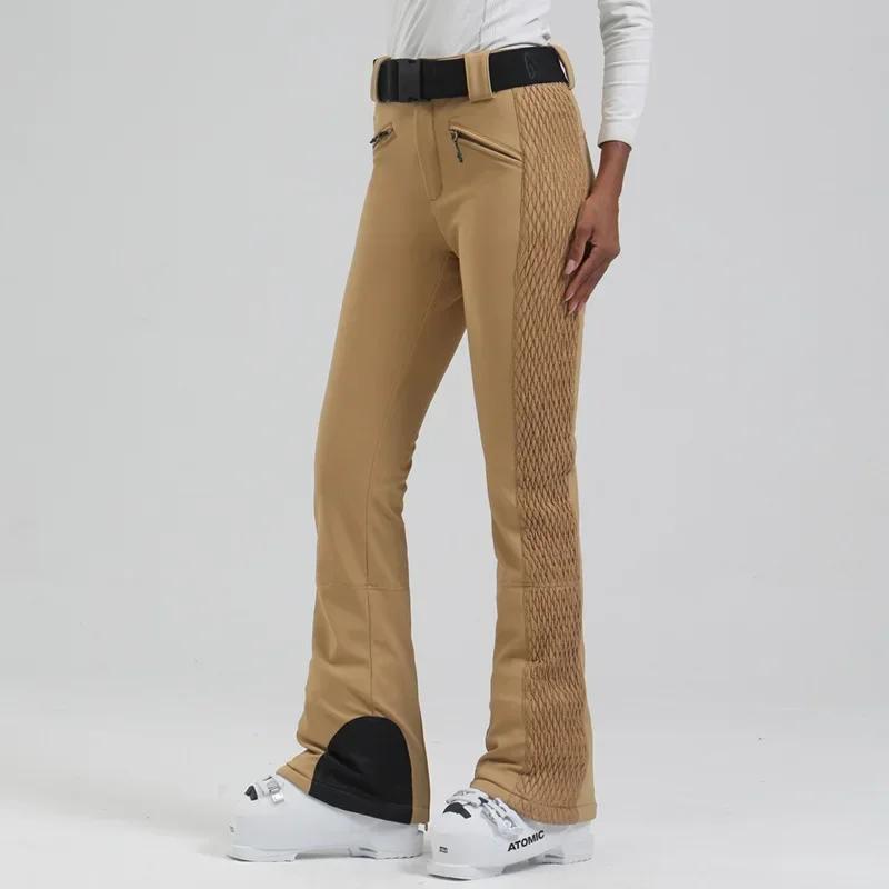 Pantalons de Ski femmes Sport Ski ensemble coupe-vent imperméable vêtements de neige montagne mince Snowboard porter en