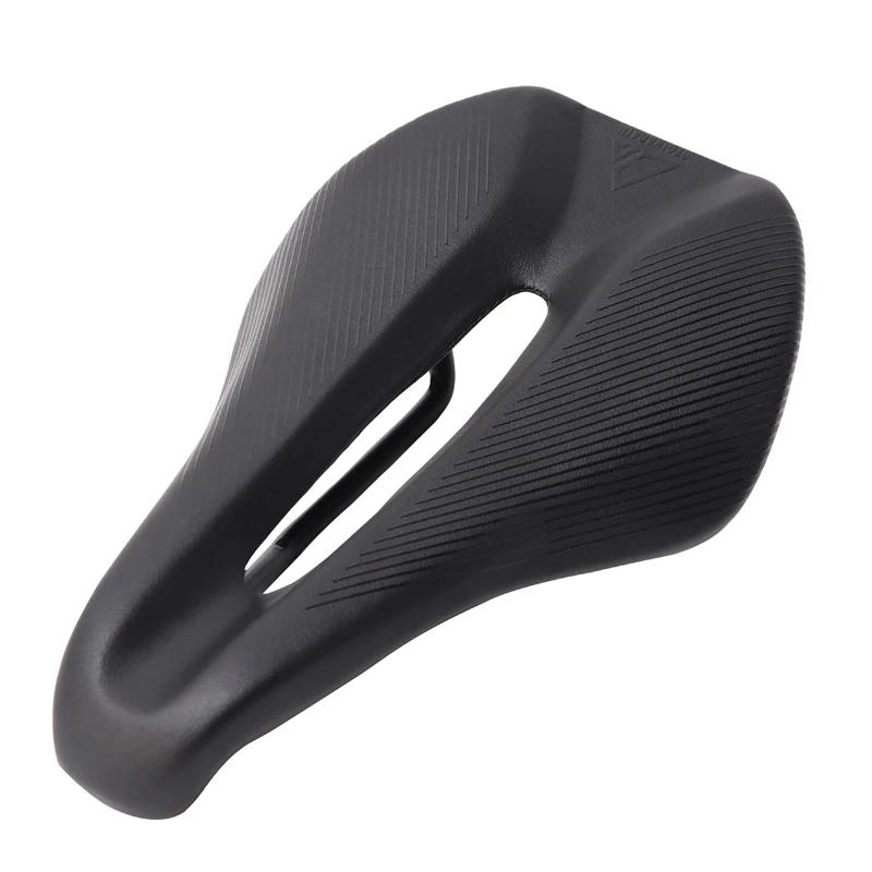 Selle de vélo pour femmes, large selle de vélo de route creuse et respirante pour le cyclisme, siège de course, coussin de sport de montagne