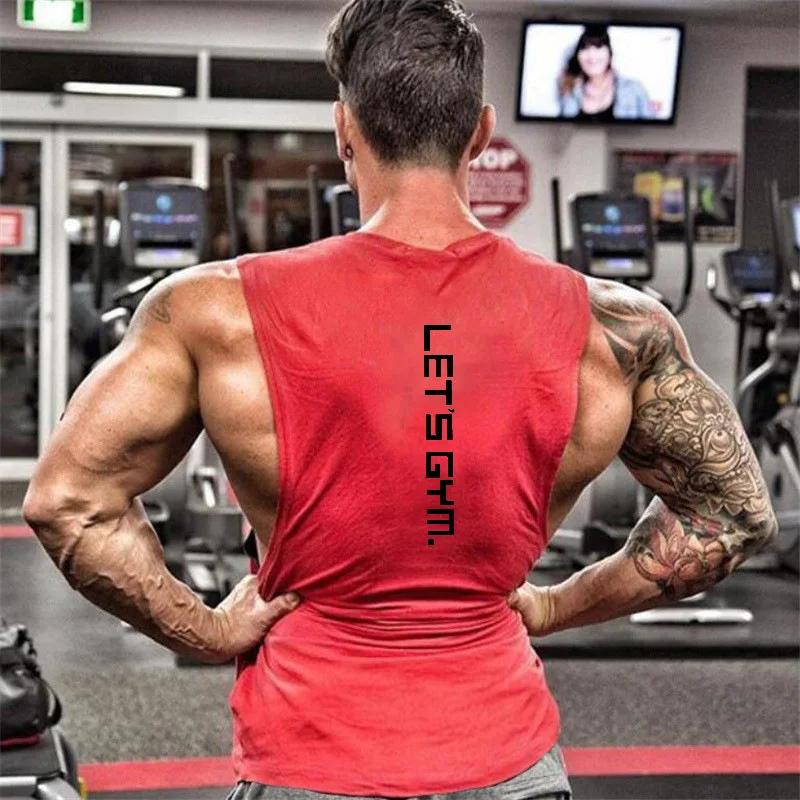 Just Gym Fitness Économie pour hommes, Côtés coupés, Trous tombants, Musculation, Précieux, Entraînement en Y, Marque