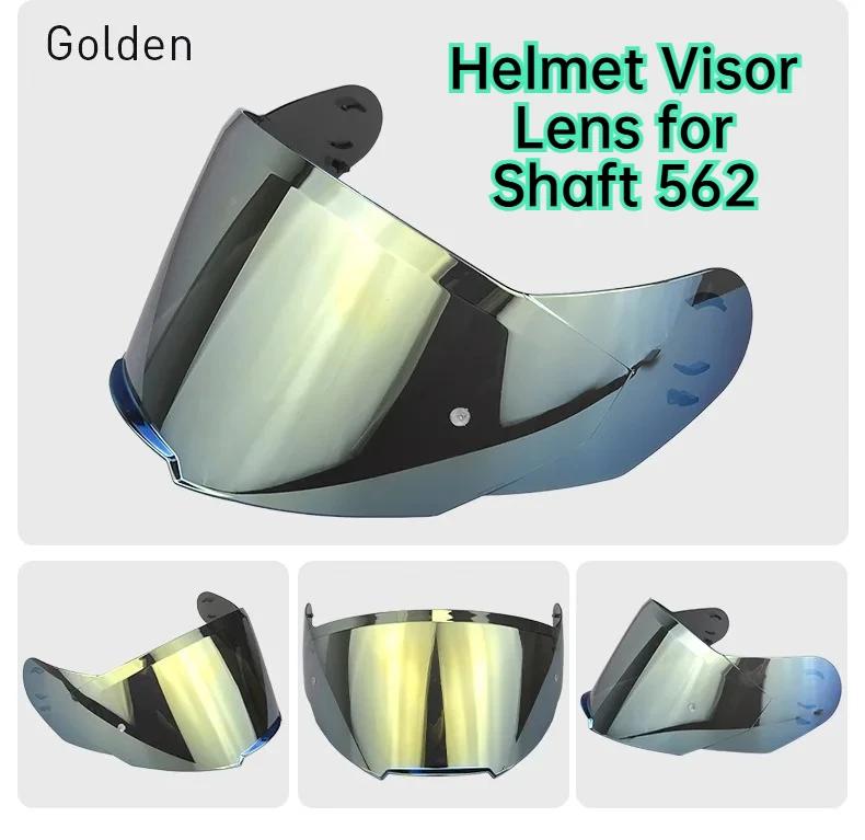 Visière pour casque Shaft 562, remplacement anti-UV, anti-rayures, anti-poussière, pare-vent, accessoires de moto, demi-casque