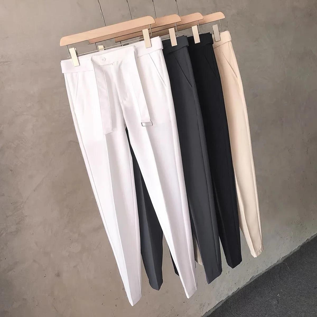 Pantalon de bureau drapé pour hommes