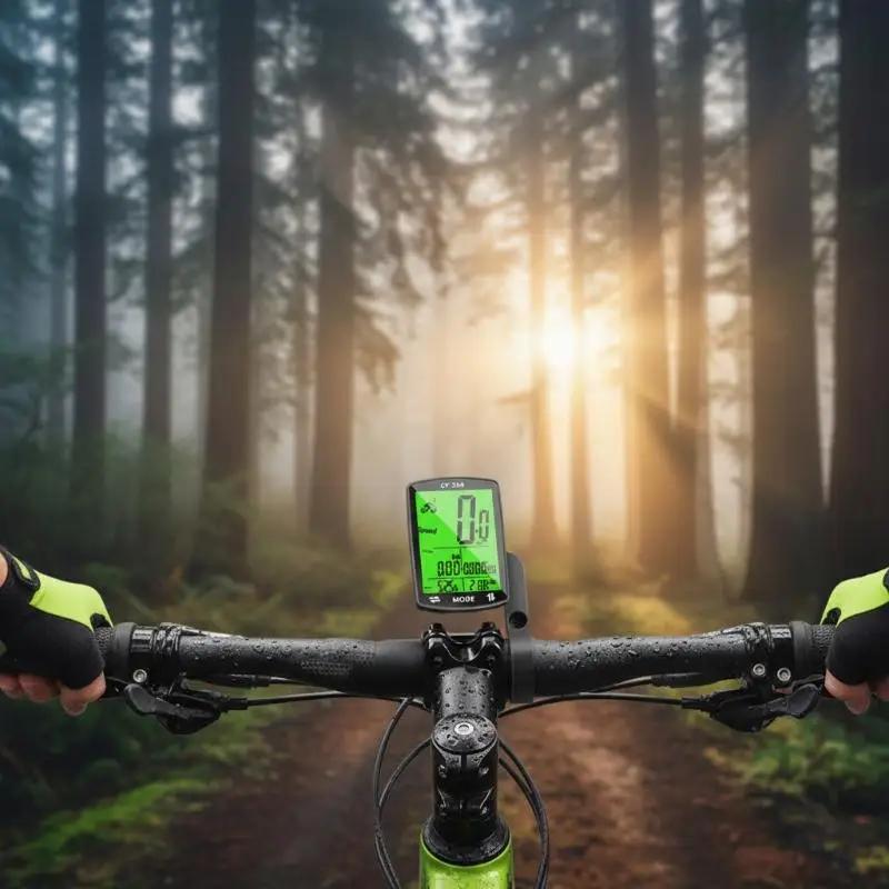 Compteur de vitesse GPS pour vélo, ordinateur de vélo, compteur de vitesse GPS étanche, odomètre de vélo de 2,4 pouces