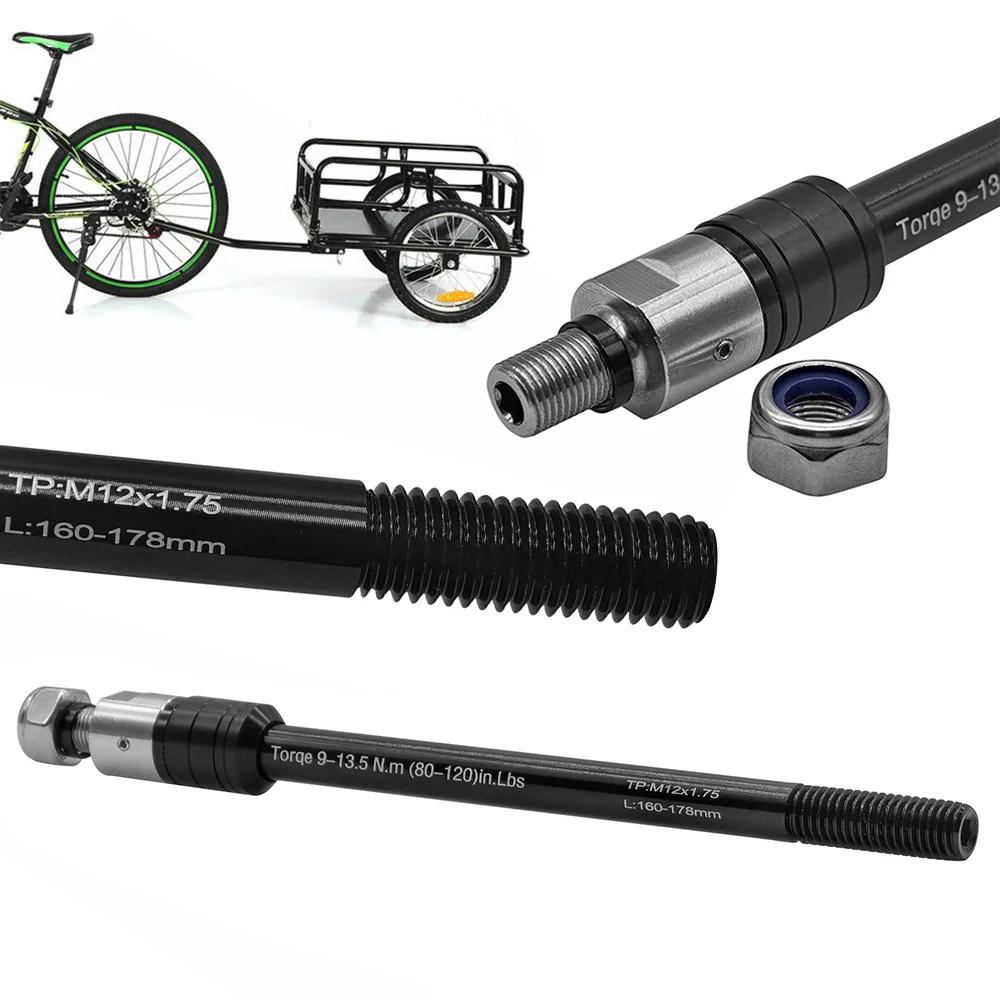 Remorque de vélo à axe traversant 160-178mm