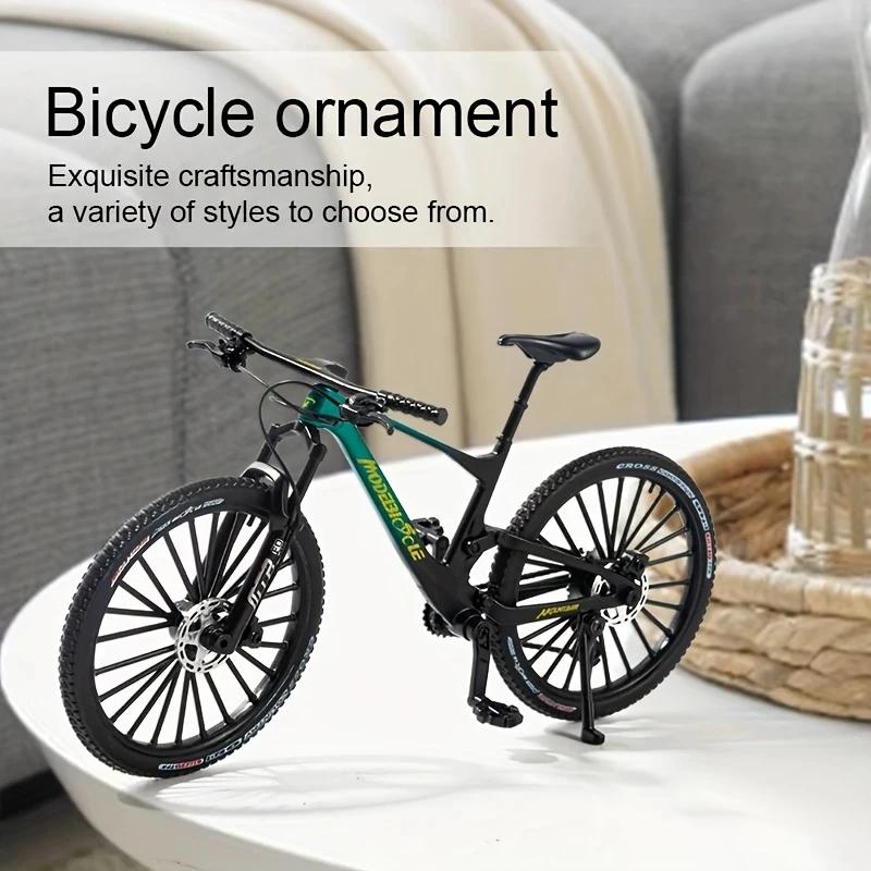 Modèle de vélo de montagne en métal Vintage, Mini jouet de bureau classique en alliage moulé sous pression, modèle de doigt, décoration de la maison