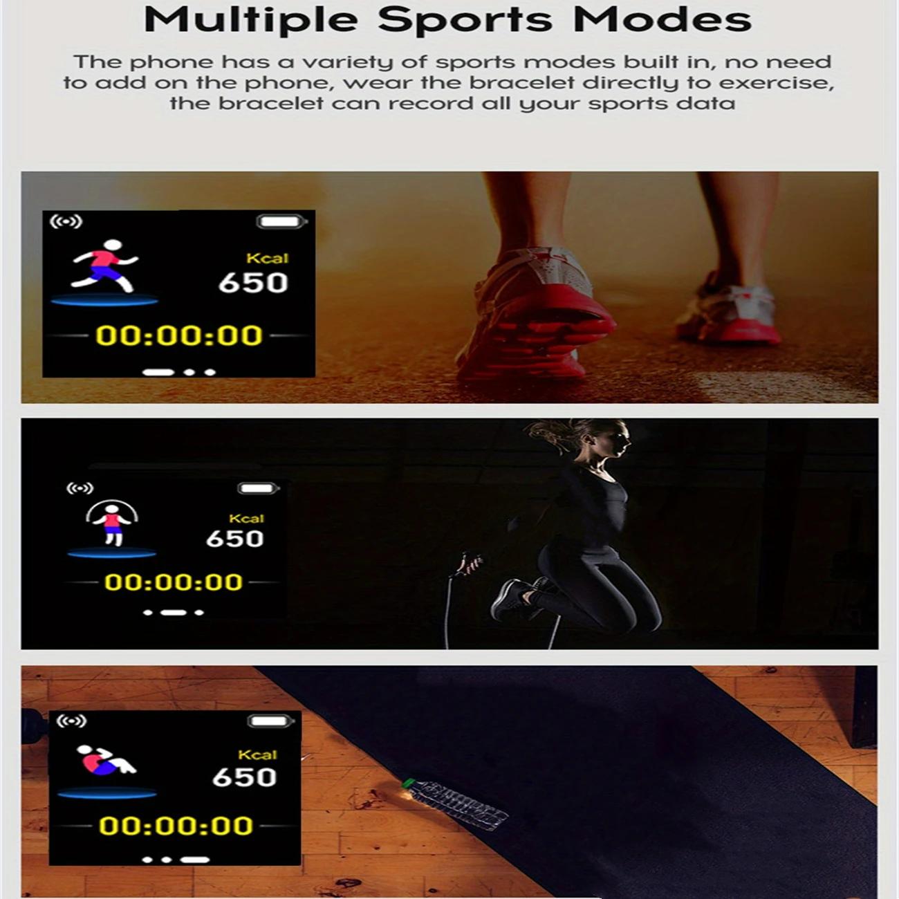 Montre-bracelet connectée pour hommes et femmes, Bluetooth, téléphone connecté, lecteur, musique, fitness, sport, moniteur de sommeil, montres numériques