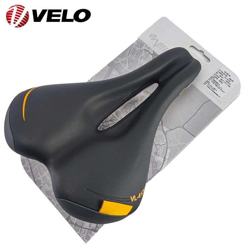 VELO VL-4126 conçu pour les femmes PU creux respirant confortable vélo de route vtt montagne vélo selle coussin pièces de cyclisme