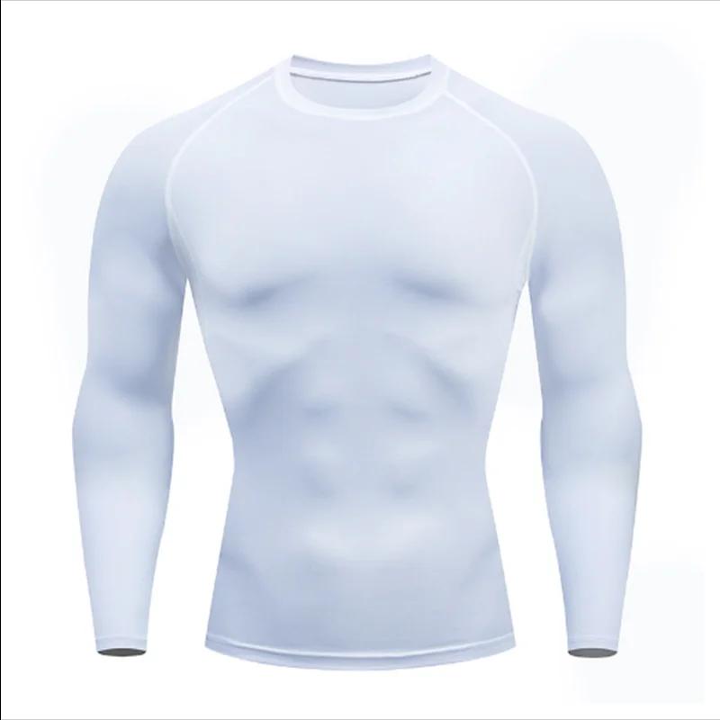 T-shirt de sport de compression pour hommes grandes tailles