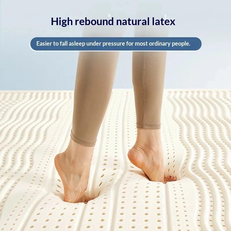 Matelas en latex 100% naturel thaïlandais avec housse