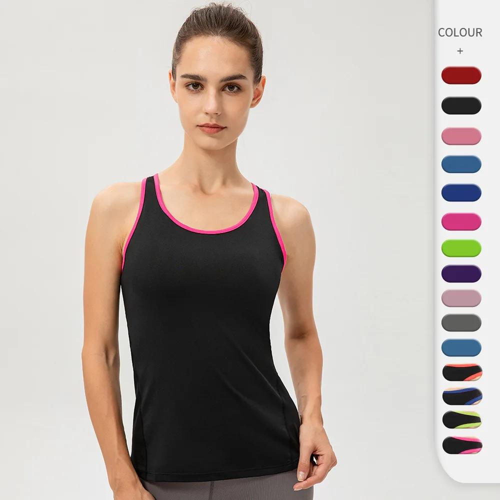 T-shirt de Yoga à séchage rapide pour femmes, vêtement de GYM, Fitness et musculation, haute élasticité