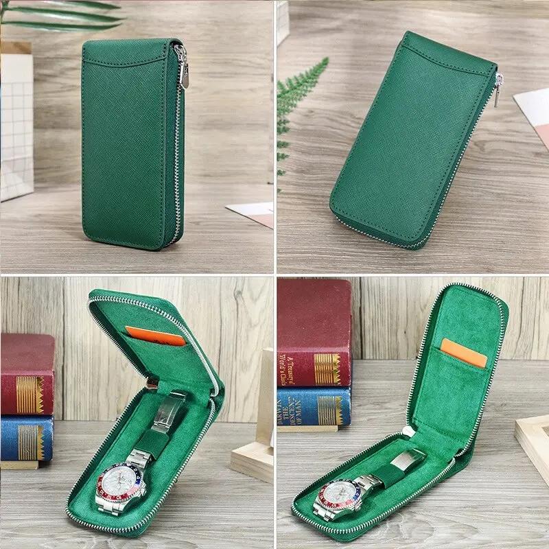 Boîte à montres en cuir pour hommes et femmes boîte de rangement et d'emballage multifonctionnelle boîtes à montres de haute qualité boîte cadeau élégance et protection montres occassions spéciales cadeau surprise