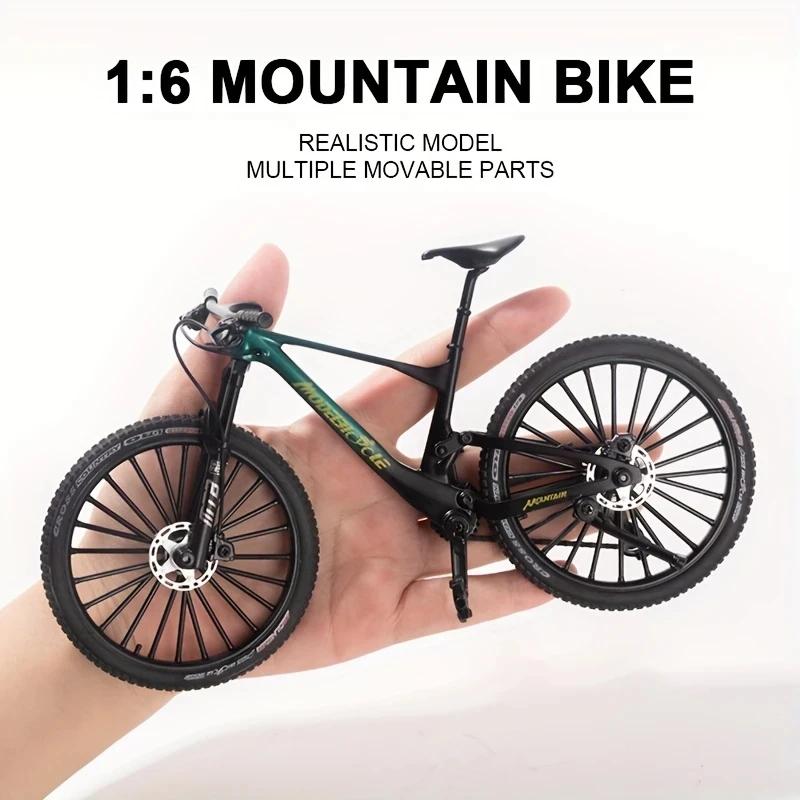 Modèle de vélo de montagne en métal Vintage, Mini jouet de bureau classique en alliage moulé sous pression, modèle de doigt, décoration de la maison