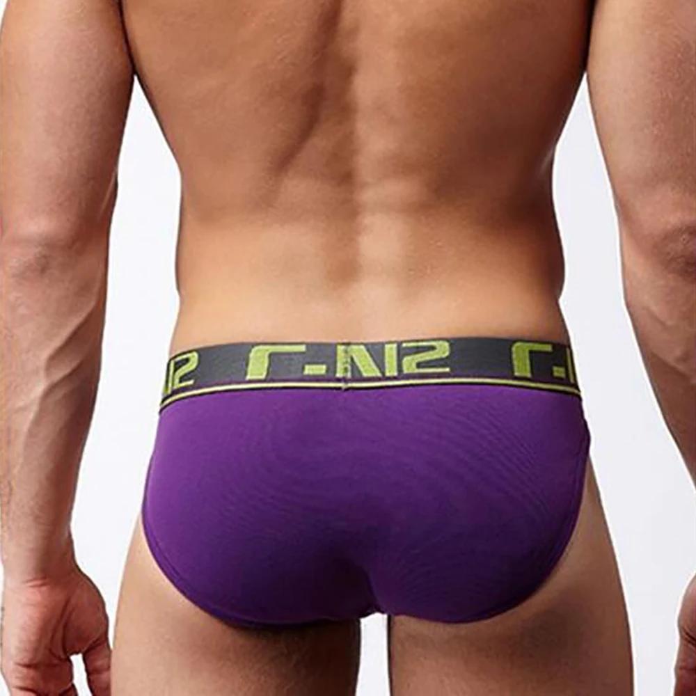 Sous-vêtements pour hommes, Simple et respirant, sac, slips de marque, taille basse, en coton, à la mode, confortables, Vintage, caleçons pour hommes