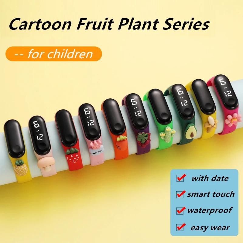 Montre de sport étanche pour enfants, dessin animé dinosaure licorne, jouets pour enfants, montre électronique numérique Led pour garçons et filles, Bracelet