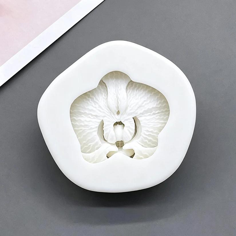 Moule de cuisson de gâteau en Silicone orchidée