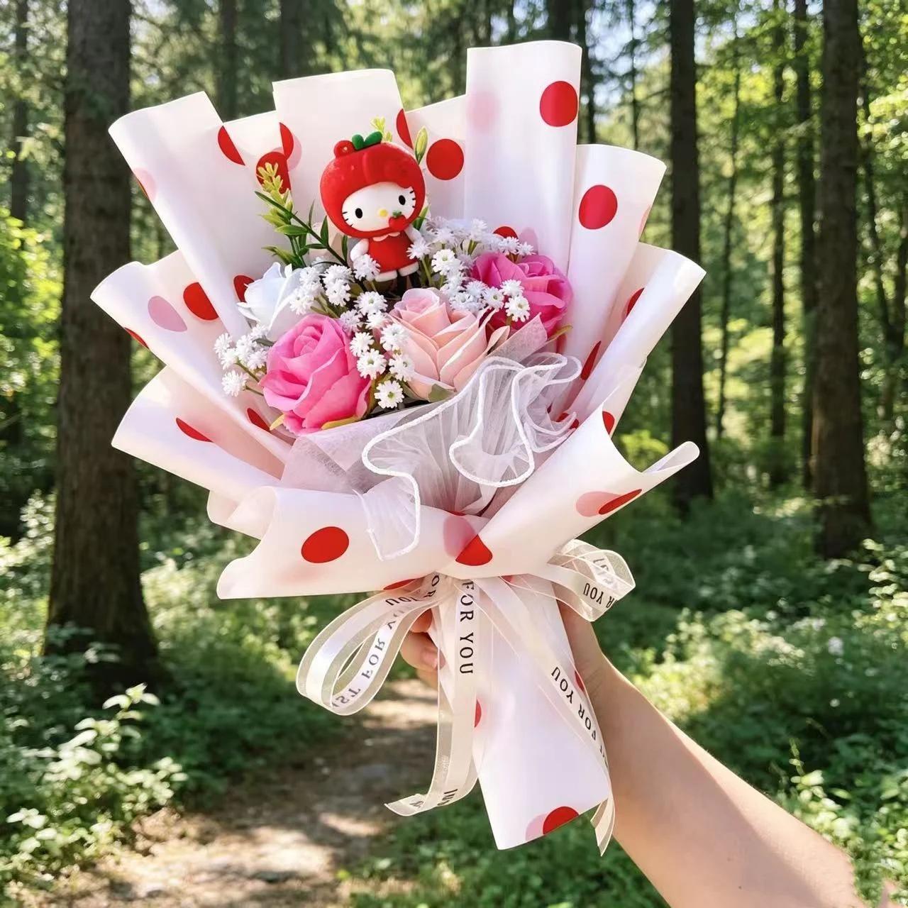 Dessin animé Hello Kitty peluche poupée jouet animaux