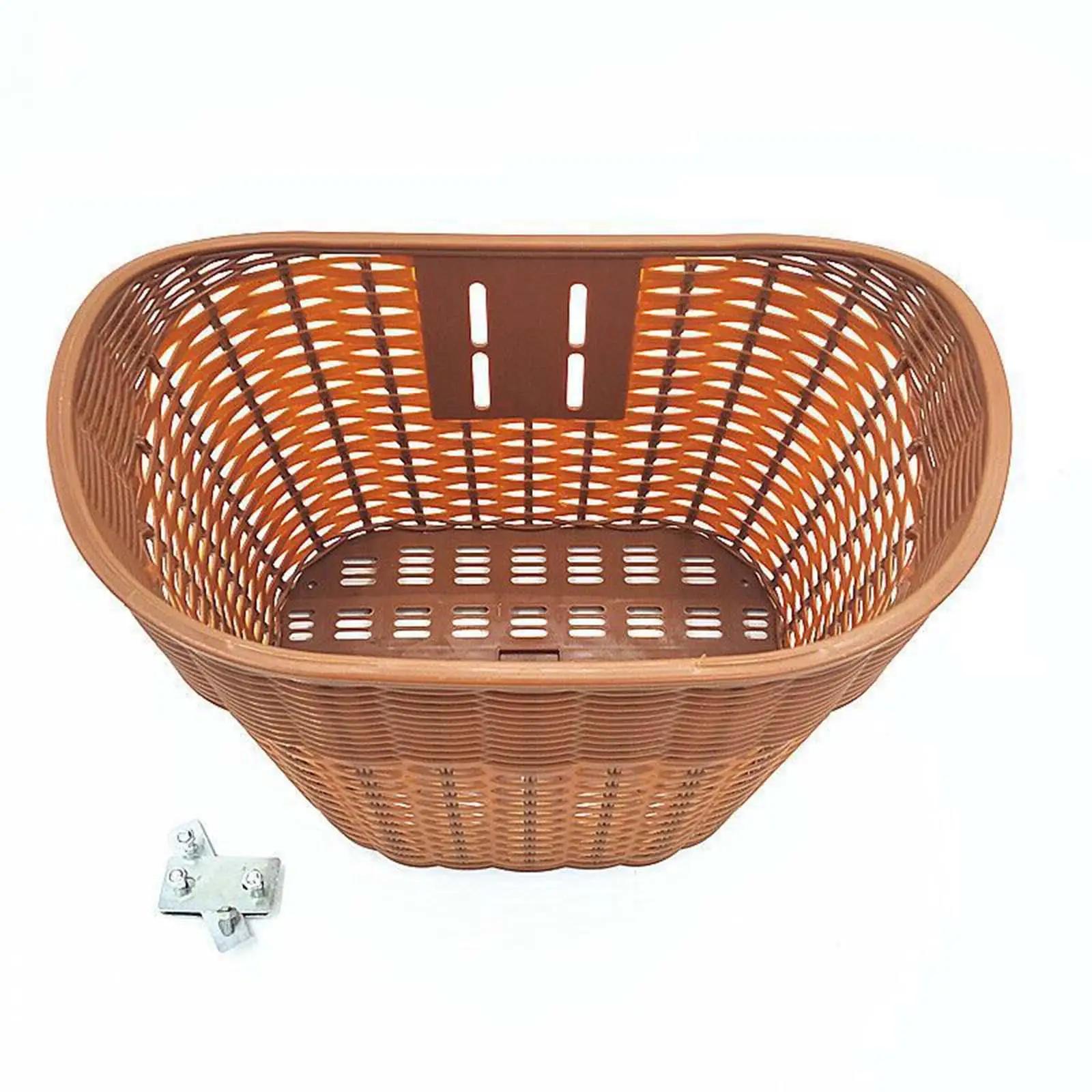 Panier de vélo panier de vélo Vintage Portable panier de cyclisme transporteur sacoche avant