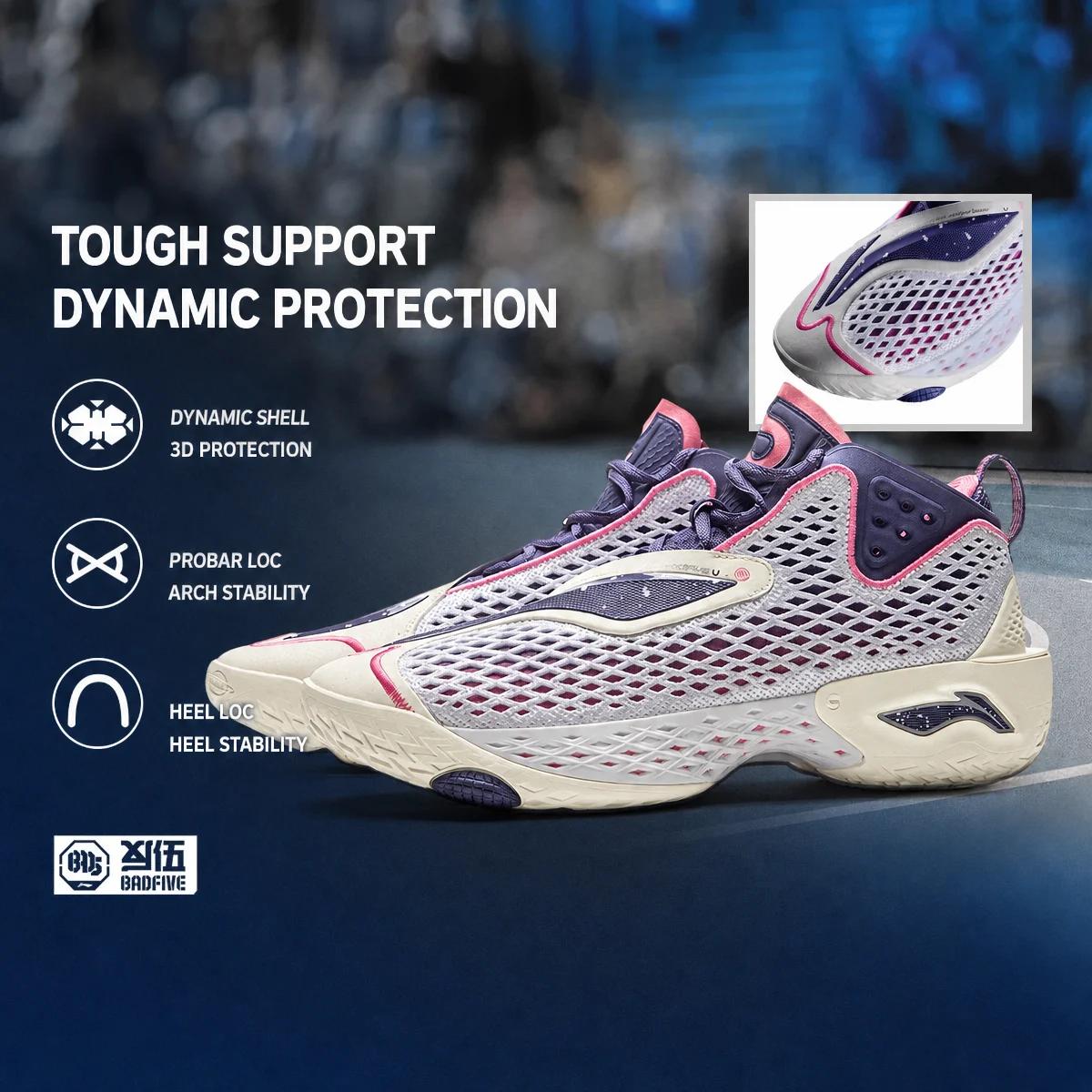Li-Ning BADFIVE V – chaussures de basket-ball d'extérieur pour hommes
