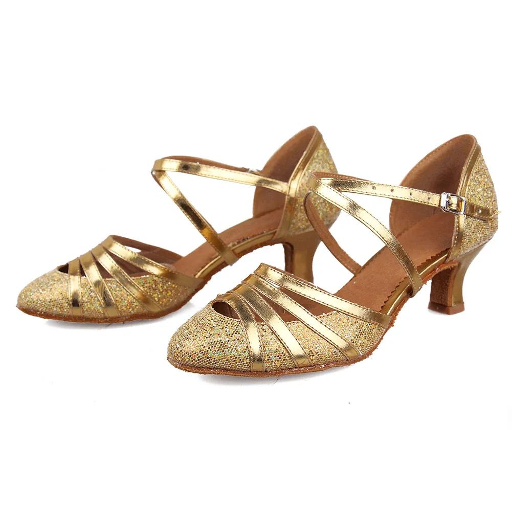USHINE chaussures de danse de salon femmes paillettes