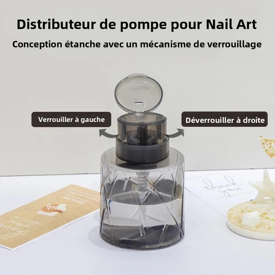 Distributeur de pompe vide verrouillable rechargeable