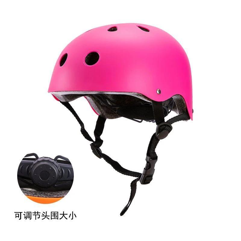 Casque de vélo rond pour enfants sécurité sportive multi-saisons vélo ski roller scooter électrique