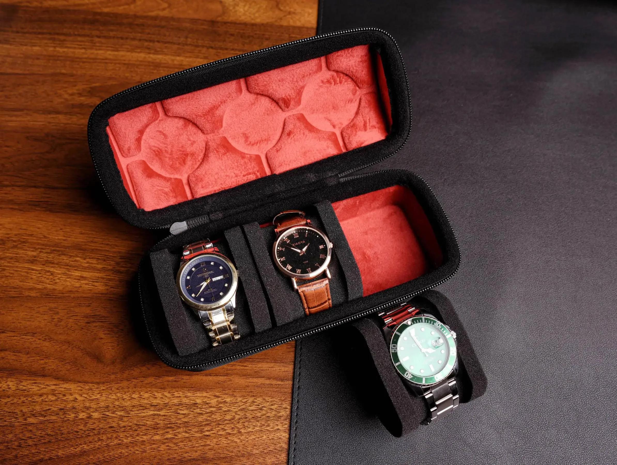 Organisateur de boîte de montre pour hommes