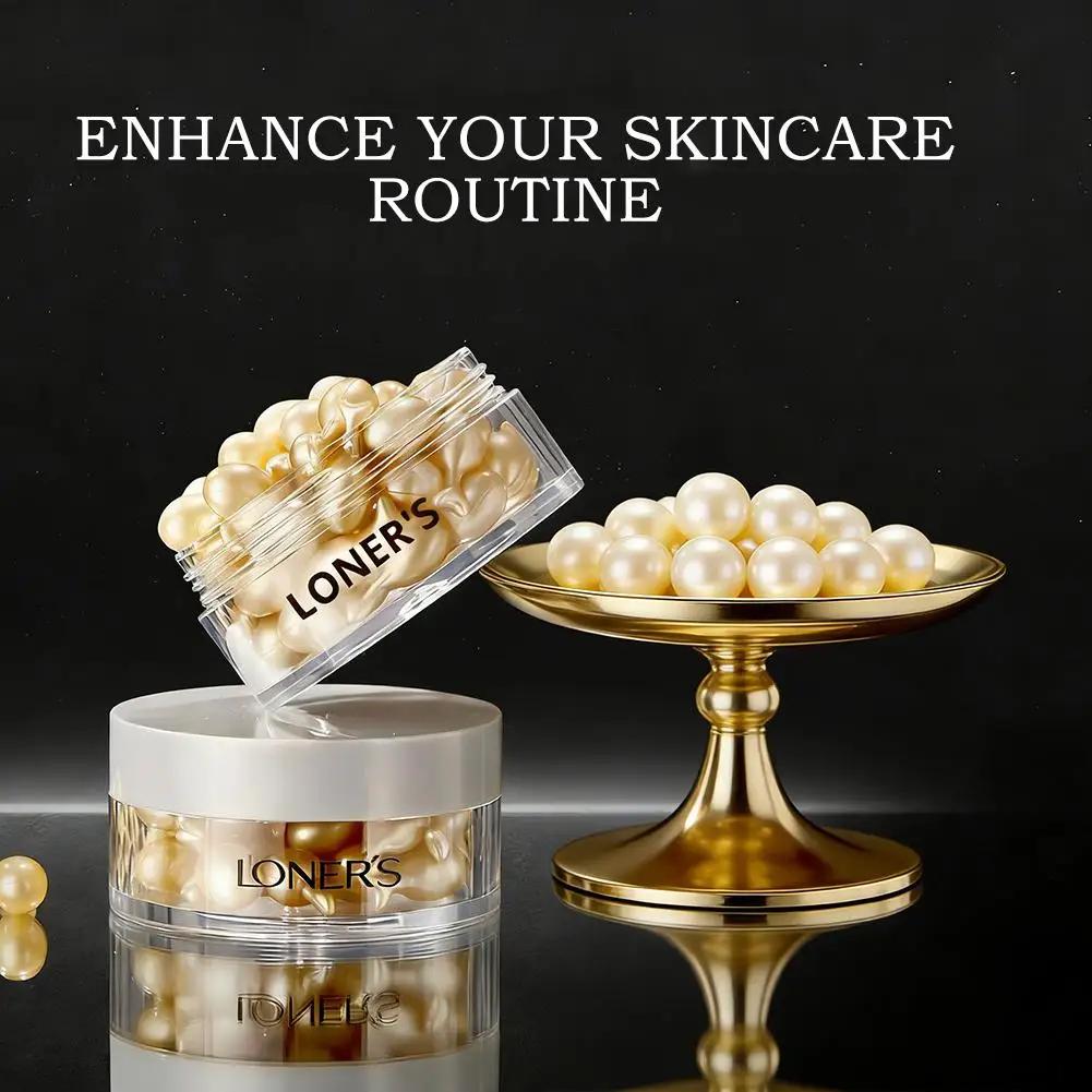 Capsules d'acide hyaluronique, sérum hydratant, réparateur, Essence liquide pour le visage, nourrit en profondeur, raffermit la peau, soins pour la peau, 30/100 pièces