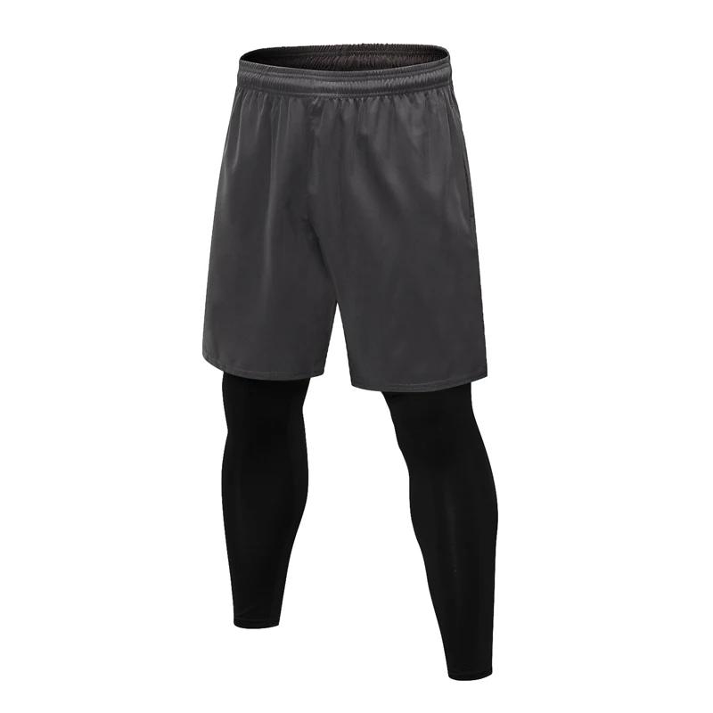 Pantalons de Sport pour Hommes 2 en 1 Survêtements d'Athlétisme Vêtements d'Entraînement Jogging Gymnastique Fitness Course Occasions Spéciales