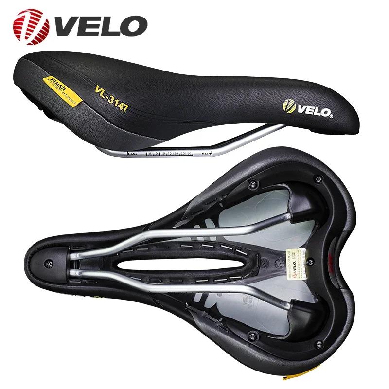 Conductrice O-Selle de vélo confortable en cuir PU, rail en acier d'origine, gravier de route, VTT, vélo de ville tout-terrain, pièces de vélo de tourisme