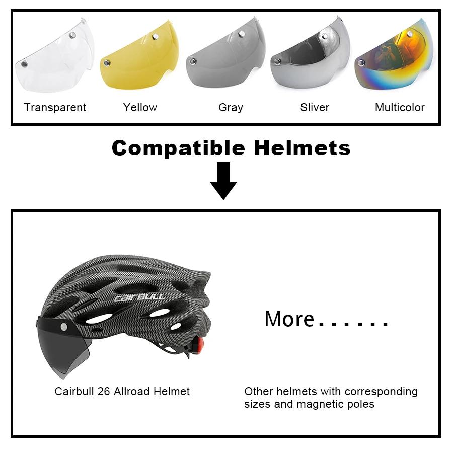 Casque de vélo avec visière transparente