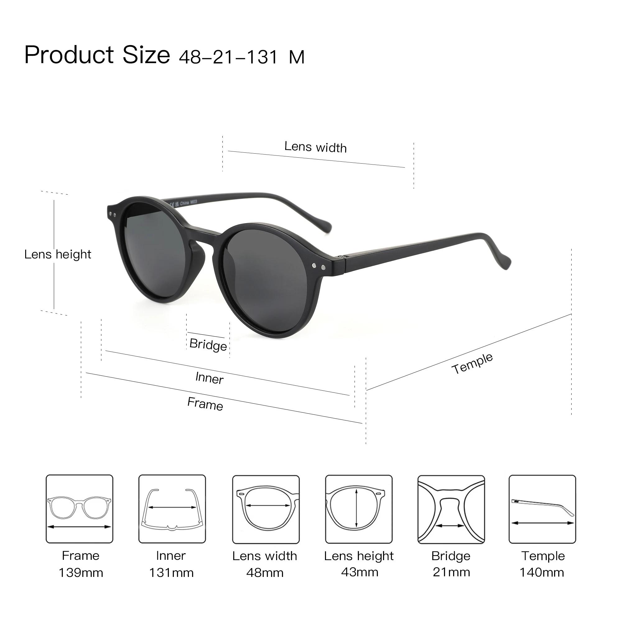 ZENOTTIC rétro lunettes de soleil polarisées 2023 2024 hommes femmes Vintage petit cadre rond