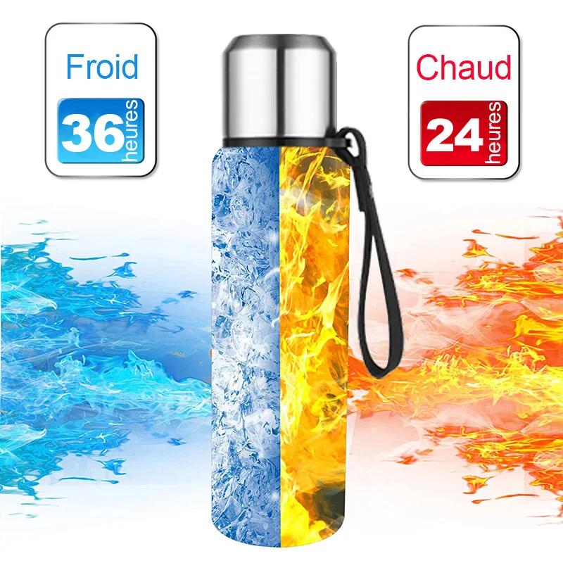 UPORS – Thermos Portable en acier inoxydable de grande capacité