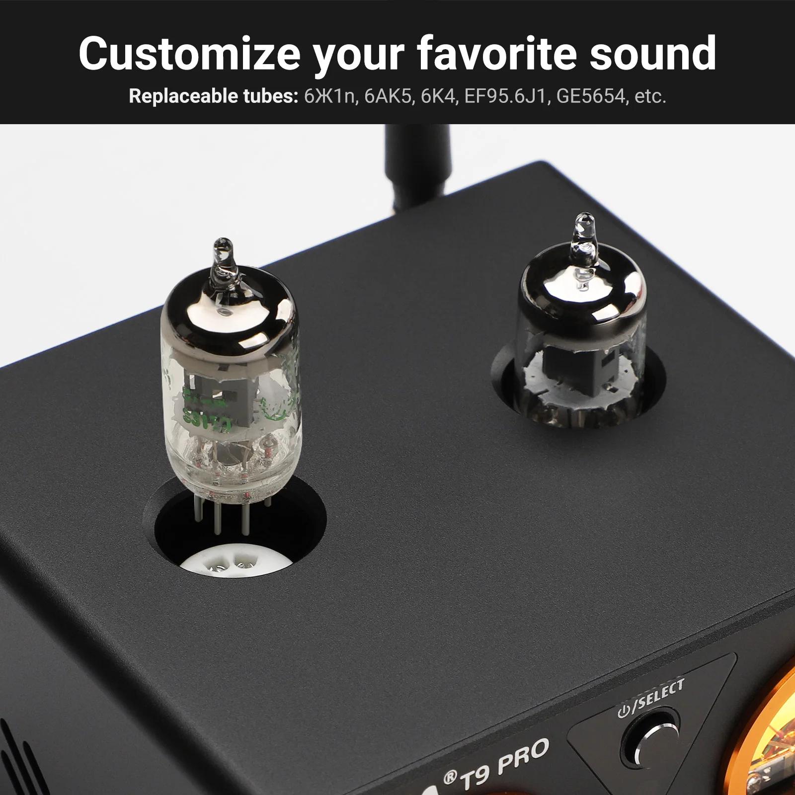 AIYIMA Audio T9 Pro amplificateur à Tube sous vide stéréo Bluetooth 5.1 QCC3040 Aptx USB DAC COAX OPT HiFi maison amplif