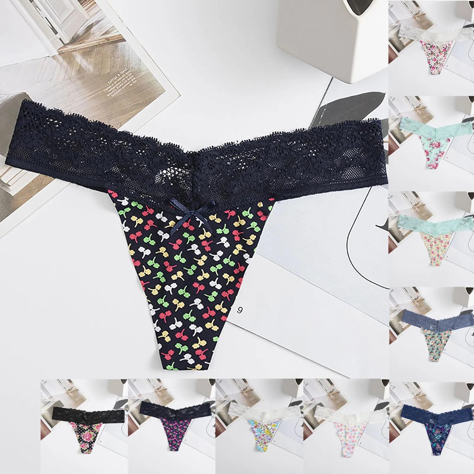Sous-vêtements transparents taille basse pour femmes