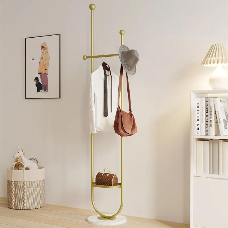 Support Portable porte-vêtements chambre support au sol cintre porte-chapeau maison moderne Perchero De Pie magasin De vêtements meubles