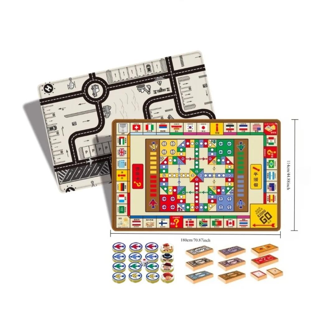 Tapis de jeu extra-large pour bébé, non toxique et imperméable, adapté à l'intérieur et à l'extérieur, tapis de ramper pour nouveau-né