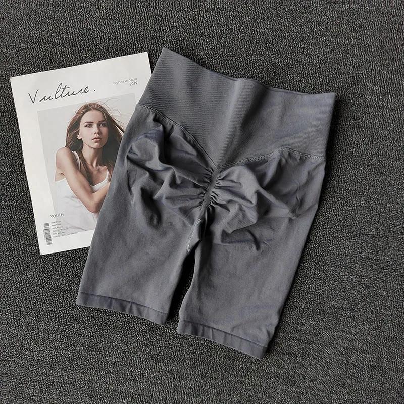 Short de yoga sans couture pour femmes